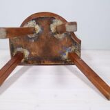 Swedish folk art chair from the 19th century with highly decorative forms.