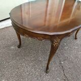 Table basse ovale bois - style Louis XV
