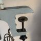 Vintage 1950s architect's reading lamp Jumo GS2 grey mouse - 70 cm
