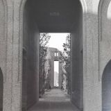 Art photography, town planning, architecture, arches vintage silver print, 1960s