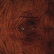 Guéridon rond de style Art déco en bois, vers 1950