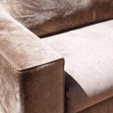 Minotti 3 seater velvet sofa
