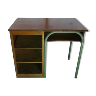 Bureau scolaire structuré tube et bois