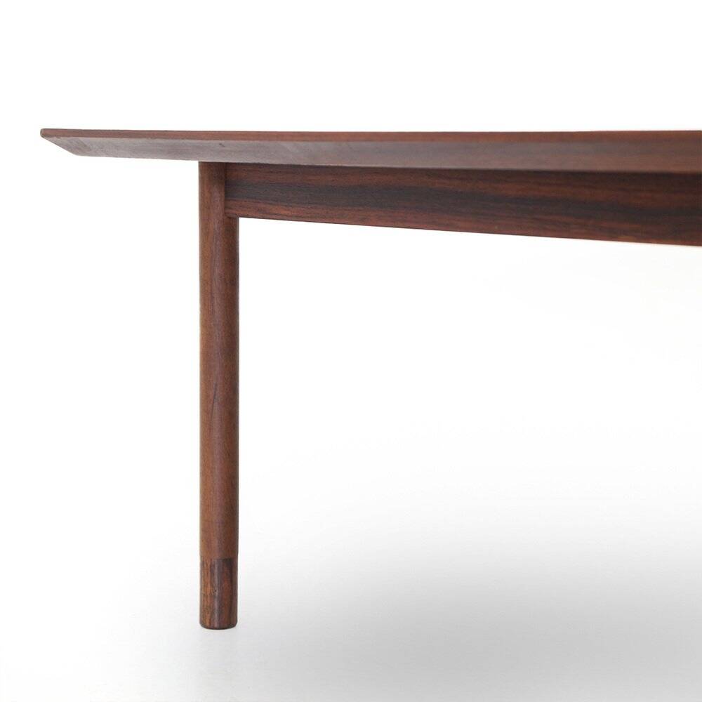 Square wooden coffee table, 1960s.