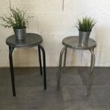 Pair of old workshop stools