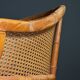 Set of 4 vintage faux bamboo chairs
