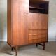 Vintage Scandinavian teak wardrobe