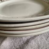 Flat plates Sarreguemines model Christiane