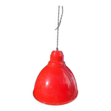 Hanging lamp industrial red