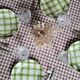 La Redoute x Selency set of 4 green dinner plates