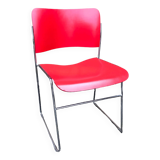 David Rowland red chair for Seid International Design