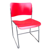 David Rowland red chair for Seid International Design
