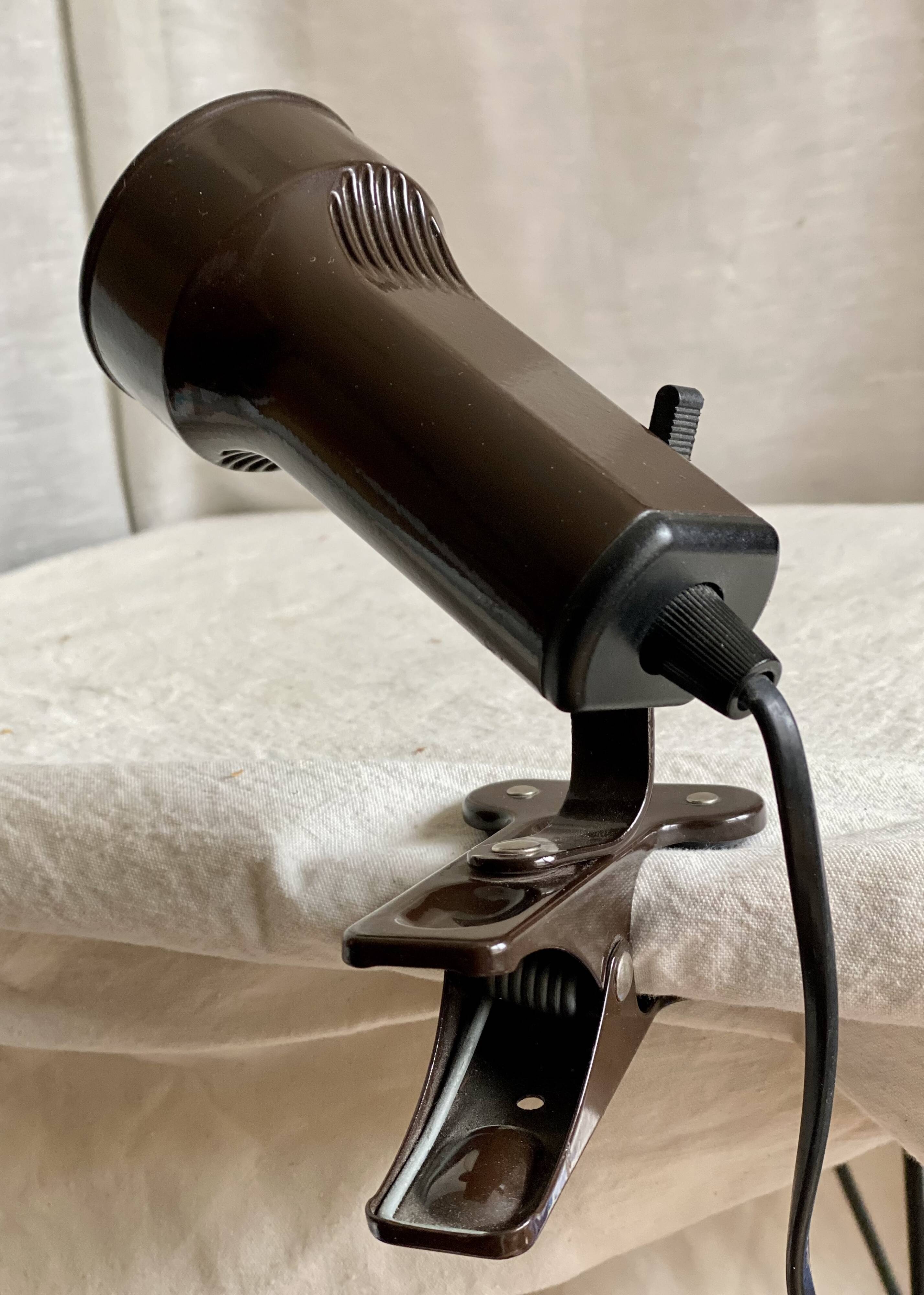 LITA clamp lamp, vintage adjustable spotlight, 1950-60