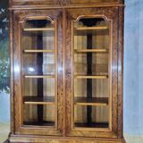 Louis Philippe walnut bookcase