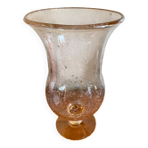 Large Biot glass tea light holder