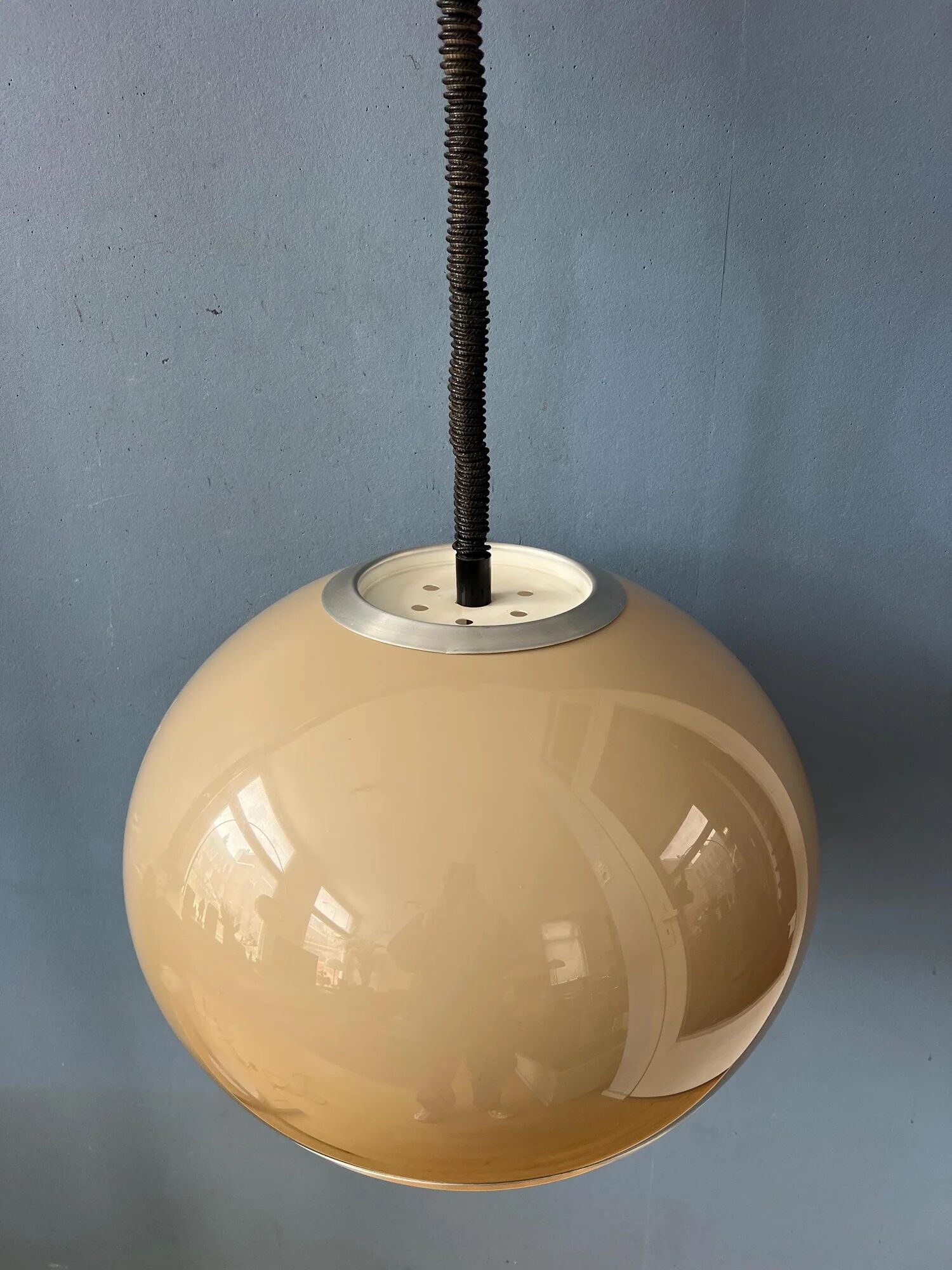 Vintage Dijkstra Space Age Mushroom Pendant Lamp