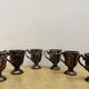 6 vintage mazagrans Sars Poterie