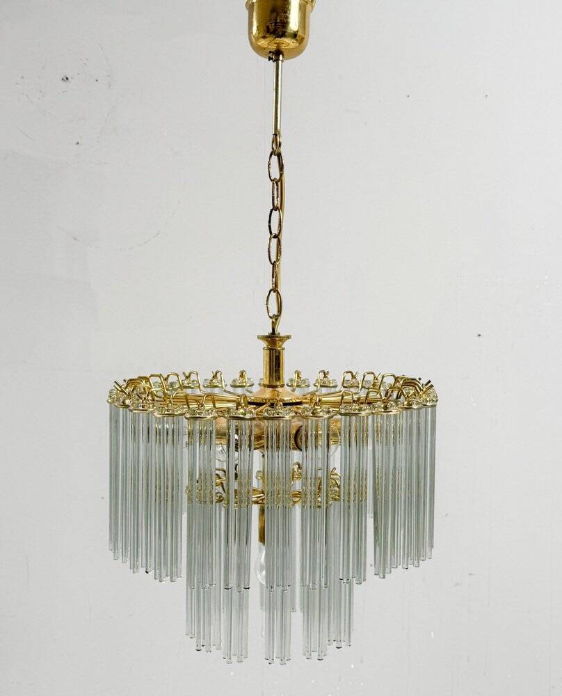 Mid-century modern chandelier by Gaetano Sciolari, 1970s