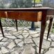 Flat desk in solid mahogany from the 19th century.
