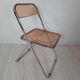 3 Plia chairs, designer Giancarlo Piretti for Anonima Castelli