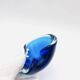 Vide-Poche Murano Sommerso Dégradé Bleu Polylobé 12cm 512g Design