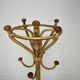 Vintage rattan parrot coat rack