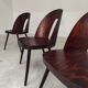 Lot de 4 chaises tout bois par Antonin Suman pour Tatra Nabytok