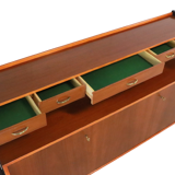 Vintage high sideboard two piece cabinet 'Korpela'