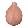 Pale pink ceramic vase