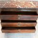 Parisian chest of drawers in mahogany, Charles X style, nineteenth.