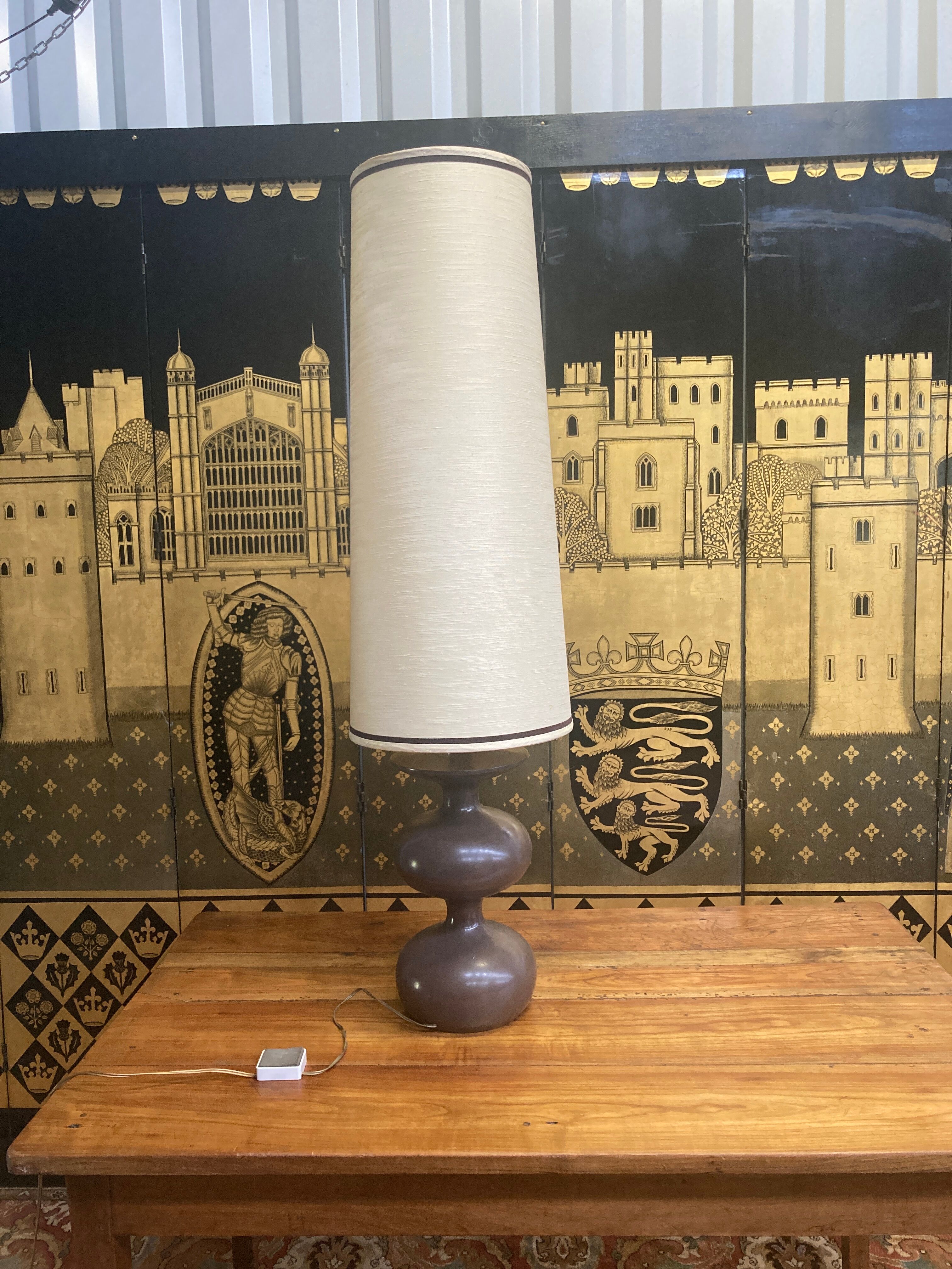 Vintage table floor lamp 70s