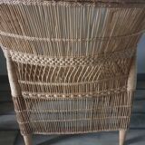 Wicker armchair