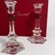 Baccarat - Candlestick (2) - Crystal, Glass - Harcourt candlestick Red