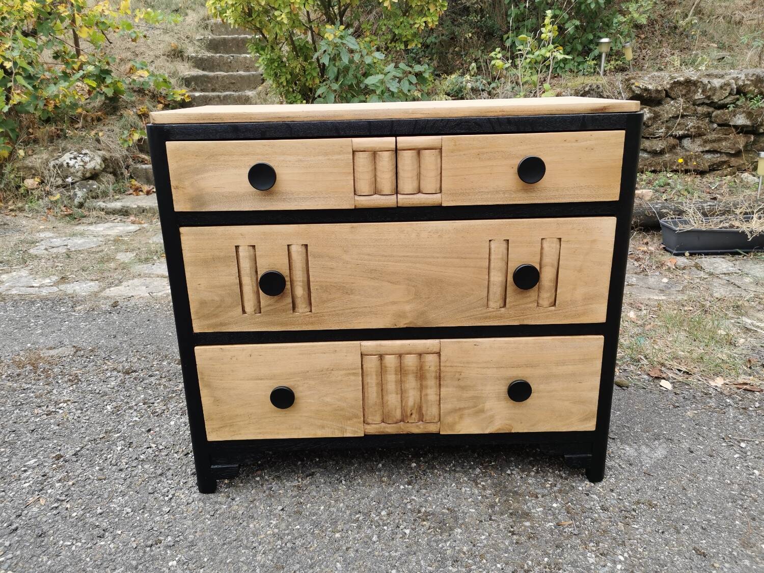 Renovated Art Deco chest of drawers