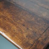 Large Antique 18th Century French Rustic Farmhouse Dining Table Walnut & Oak