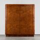 Art Déco Wardrobe by Jindřich Halabala for UP Závody, 1950s, Czechoslovakia