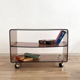 Table basse en Plexiglas fumé