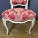 Caises de style Louis XV en bois peint