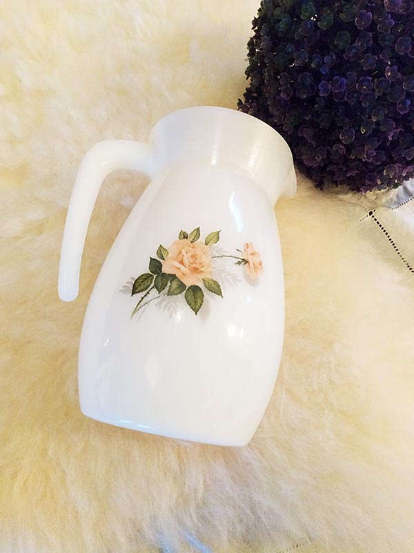 Vintage Arcopal pitcher