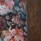 Tableau nature morte bouquet fleurs huile sur panneau