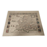 Vintage map of Europe
