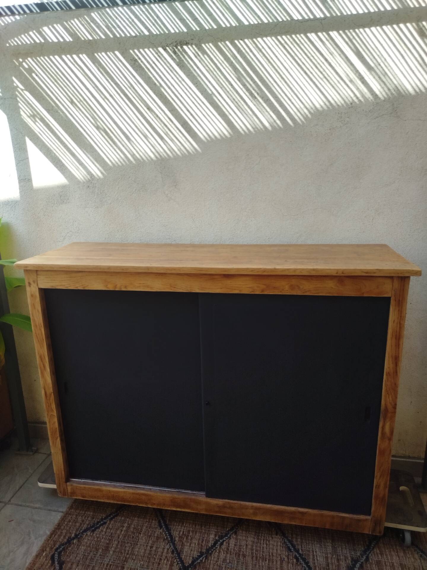 Old buffet with sliding doors