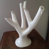 Vintage coral branch vase