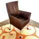 Set of 6 Montis Chaplin leather armchairs by Gerard van den Berg