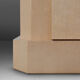 Ivory lacquer sideboard by Jean-Claude Dresse