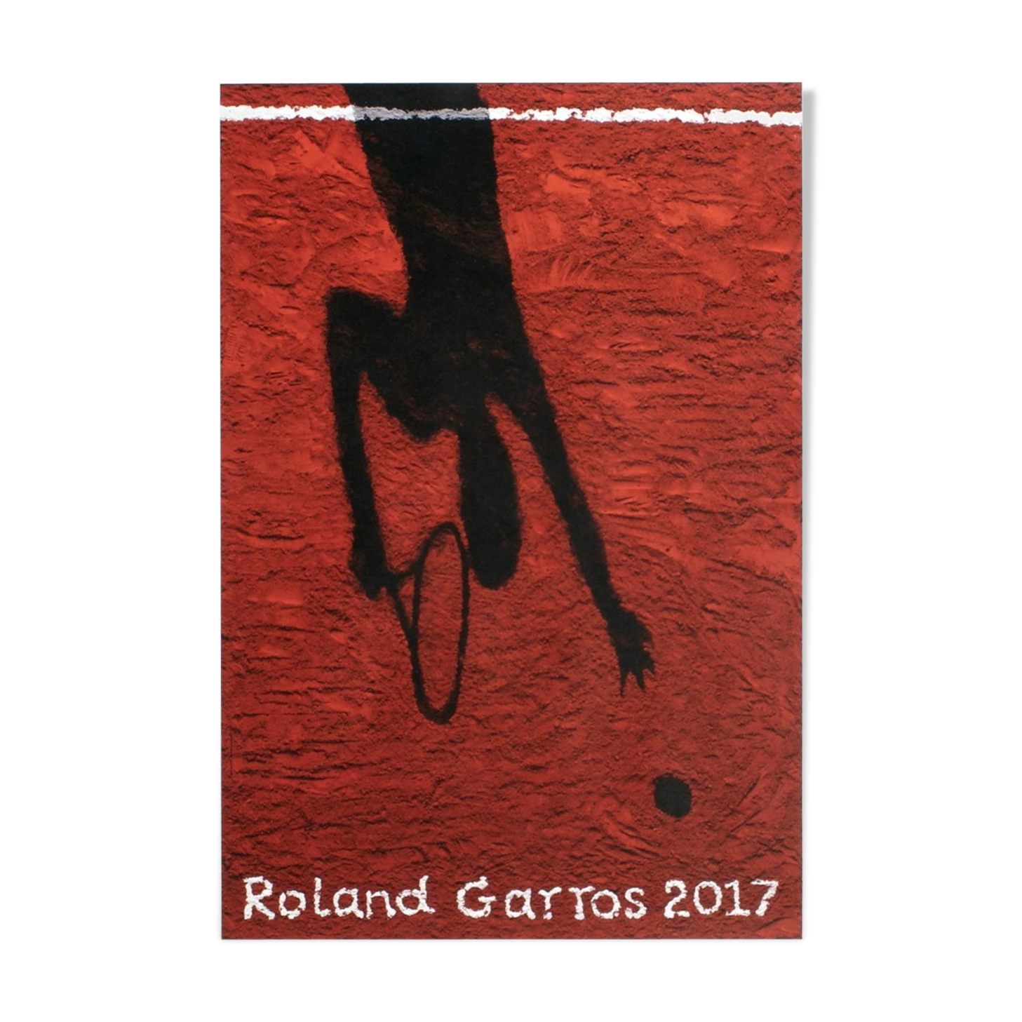 Official Poster Roland Garros 2017 by Vik Muniz
