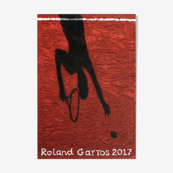 Official Poster Roland Garros 2017 by Vik Muniz