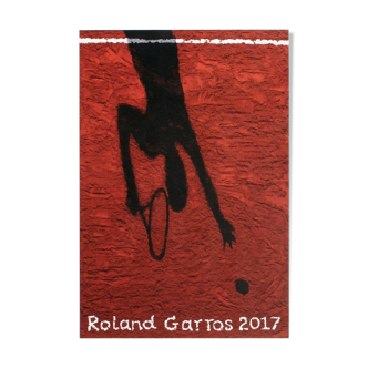 Affiche officielle Roland Garros 2017 par Vik Muniz