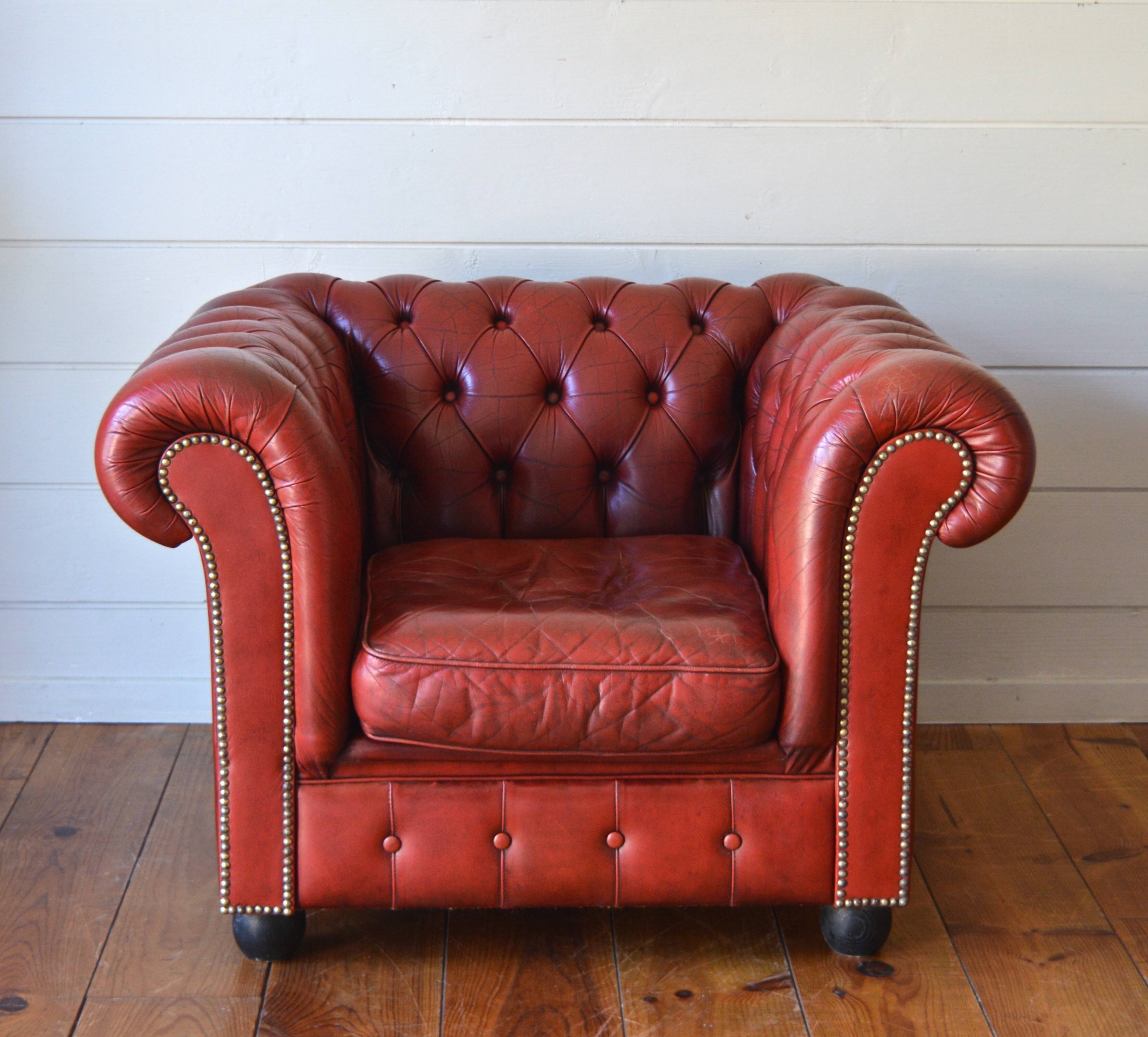 Fauteuil chesterfield