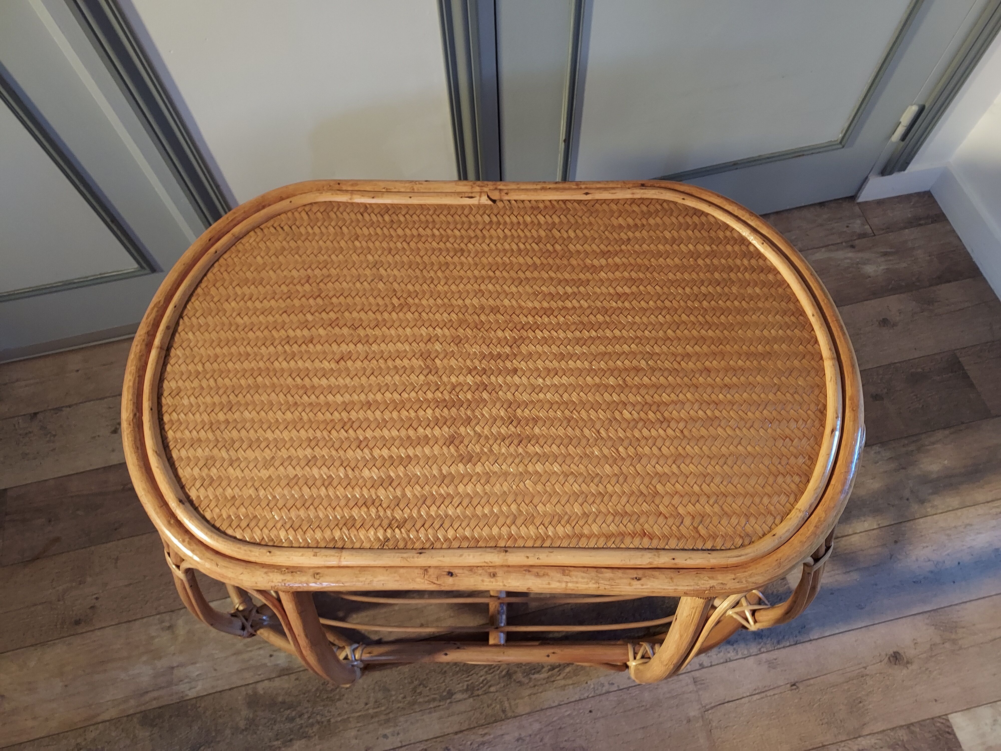 Rattan coffee table